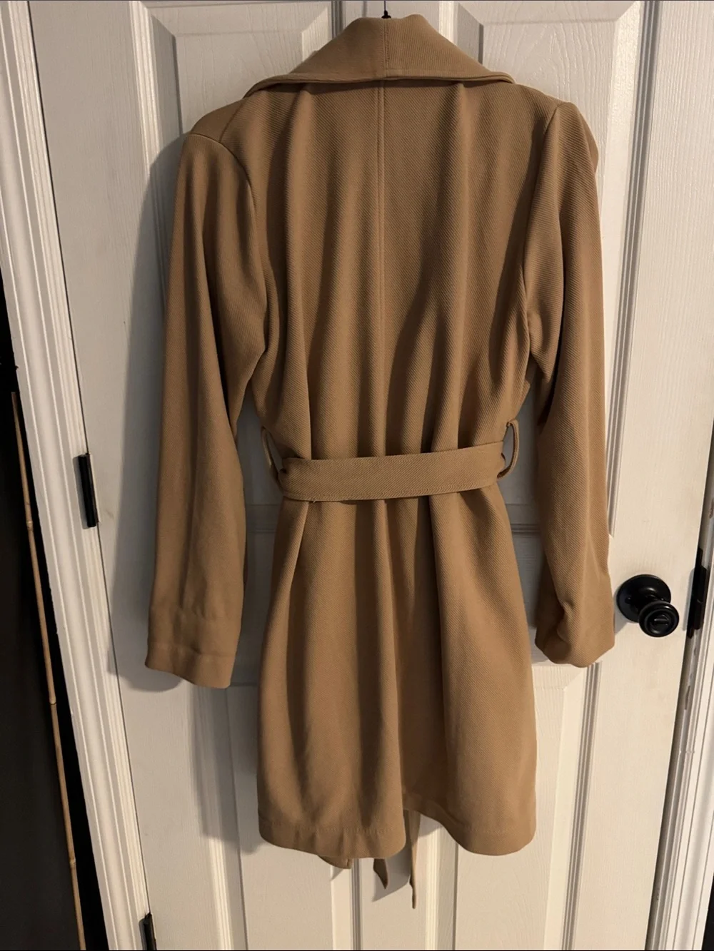 Banana Republic Camel Wrap Trench Coat with Belt